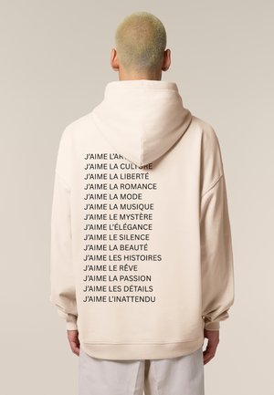 JAIME MIRA OVERSIZED PRINT - Hoodie - off white