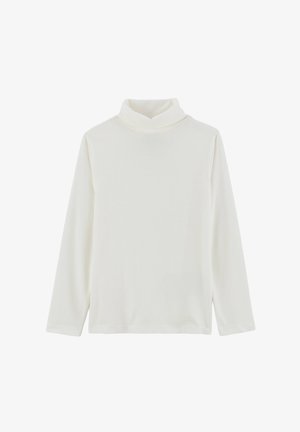 Monoprix MANCHES LONGUES COL ROULÉ UNI EN - T-shirt à manches longues - ecru