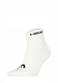 Head UNISEX QUARTER 3ER PACK - ALL LOGO EINFARBIG - Sportsokken - weiß