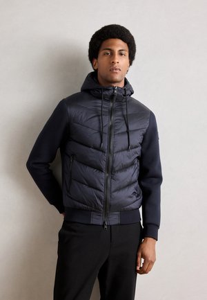 SLIM FIT - Sweat zippé - dark blue