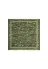 NECKERCHEIF UNISEX - Marama - chive green/summer melon