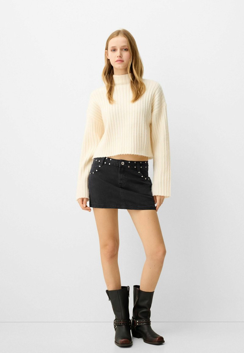 Bershka Minirok zwart Bershka Minirok zwart