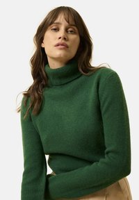 Just Cashmere COL ROULÉ FILS - Maglione - fir tree