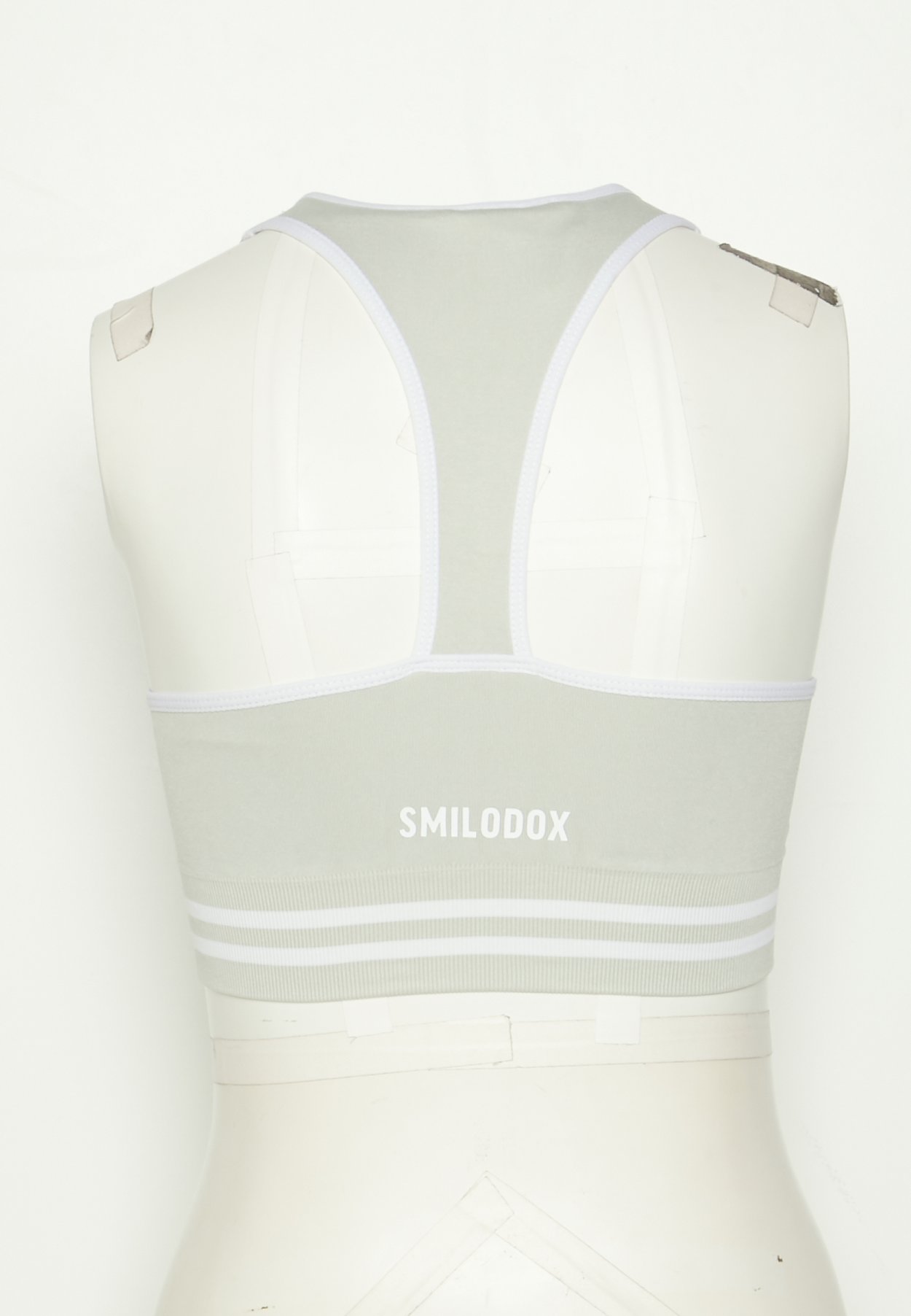 SEAMLESS STRIPE SPORTS BRA 