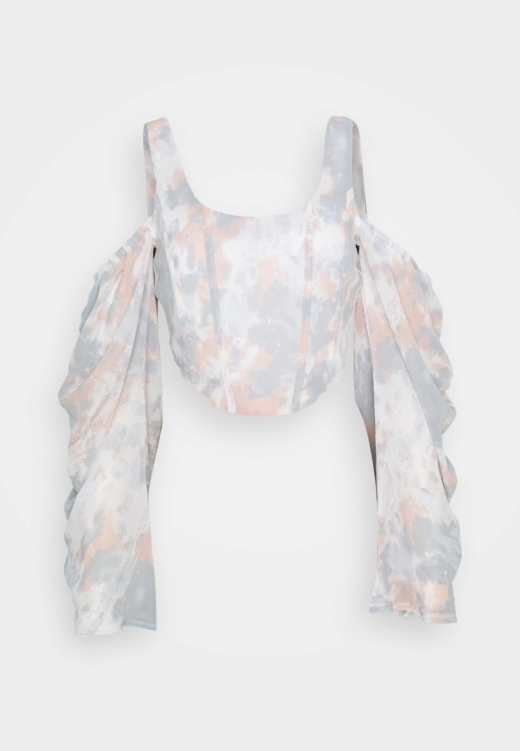 Women COLD SHOULDER CORSET MARBLE - Blouse Women COLD SHOULDER CORSET MARBLE - Blouse