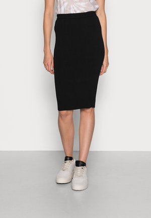 Calvin Klein Jupe crayon - black