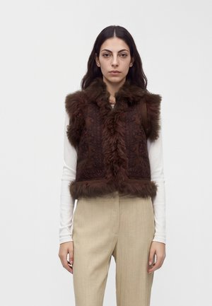 Antik Batik, SANDO  - Veste sans manches - chocolat