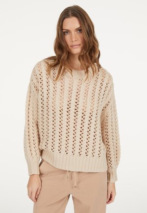 Strickpullover - light beige
