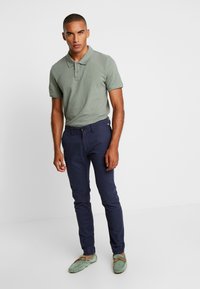 TOM TAILOR Chino - navy yarn dye structure