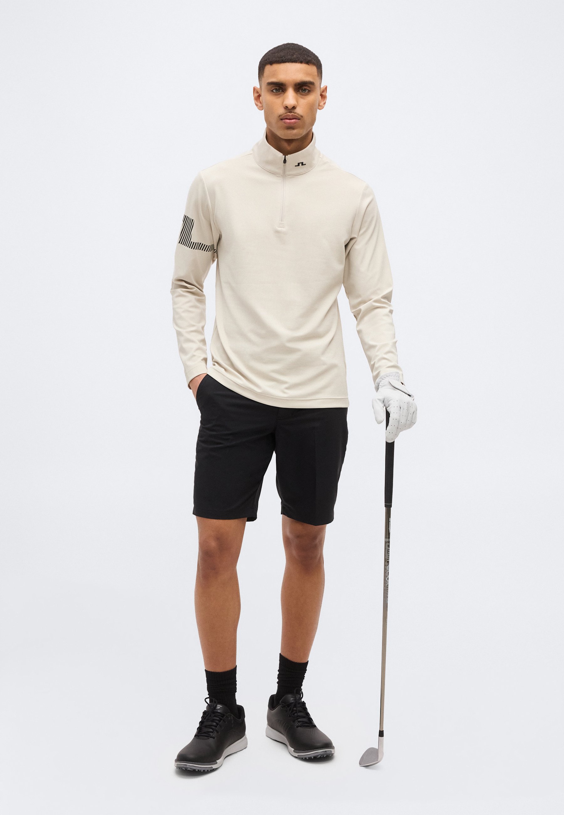 lululemon SOFT JERSEY HALF ZIP - Long sleeved top - heathered