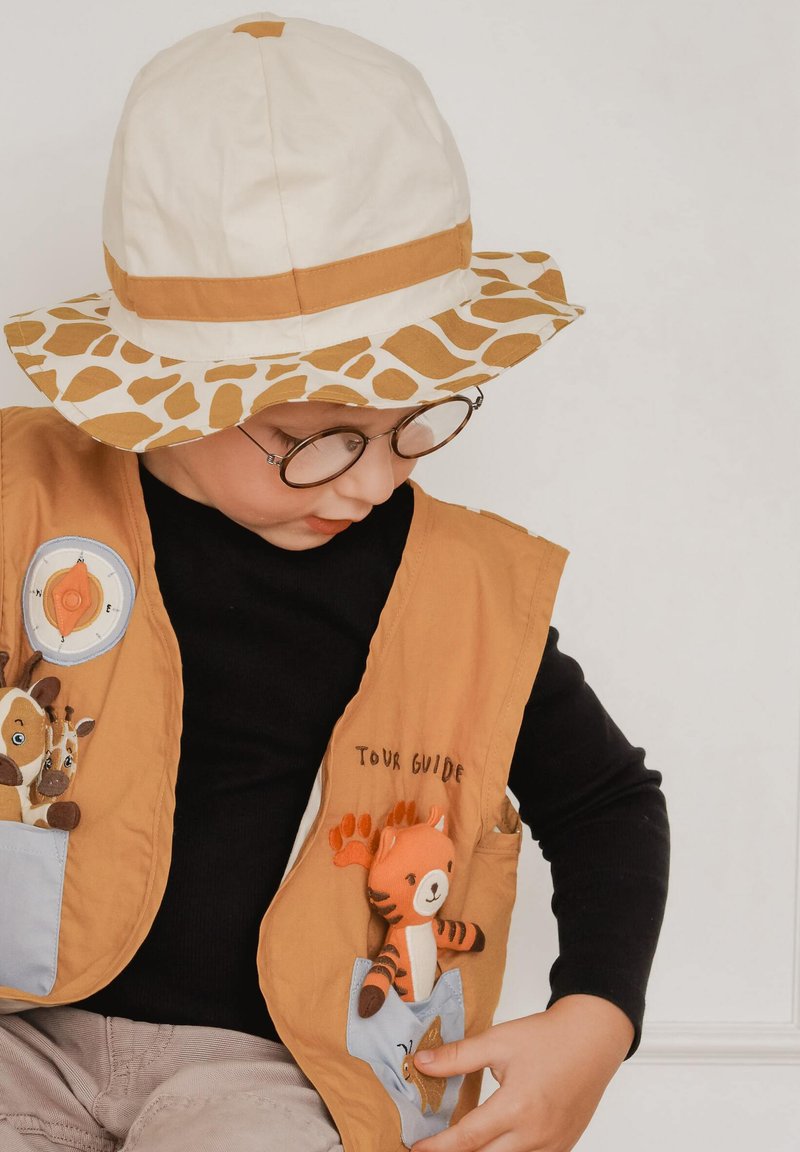 Fabelab POCKET FRIEND - TIGER - Bamser - desert sun