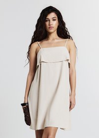 Calliope CORTO MISTO - Vestito casual - avorio melange