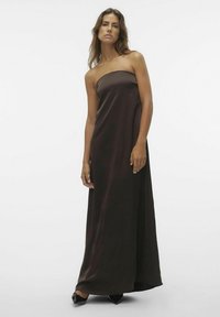 SOMETHINGNEW LANGES - Maxikleid - chocolate brown