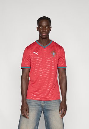 Puma FPF HOME REPLICA LIFESTYLE - Dresy národného tímu - club red/green lagoon