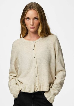 Pieces, KNITTED CARDIGAN PCAMOS - Gilet - birch
