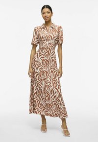 VILA Robe longue - mocha bisque