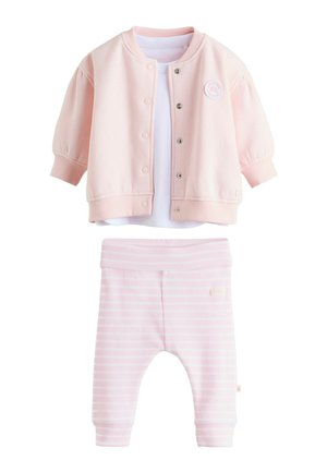 REGULAR FIT -SET 3 PIECE   - Ľahká bunda - pink white