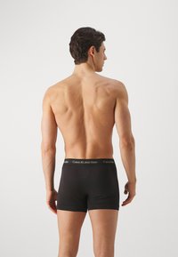 Calvin Klein Underwear TRUNK 3 PACK COTTON STRETCH - Apakšbikses - black/cherry kiss/eiffle tower/moss grass