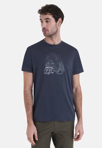 Icebreaker - MERINO MID WEIGHT TECH LITE GRAPHIC - T-Shirt print - DARK GREY Thumbnail-Bild 1