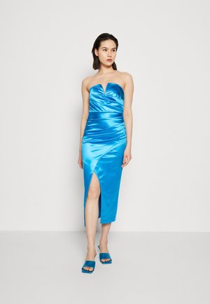 WAL G. PARTY BEN V NECK MIDI - Cocktail φόρεμα / Φόρεμα για πάρτι - ocean blue