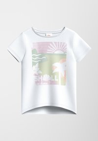 s.Oliver MIT GLITZERPRINT - T-shirt z nadrukiem
