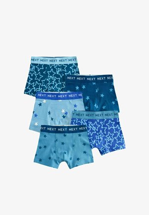 Next, REGULAR FIT - BOXERS TRUNKS 5 PACK . - Krátke boxerky - blue white stars