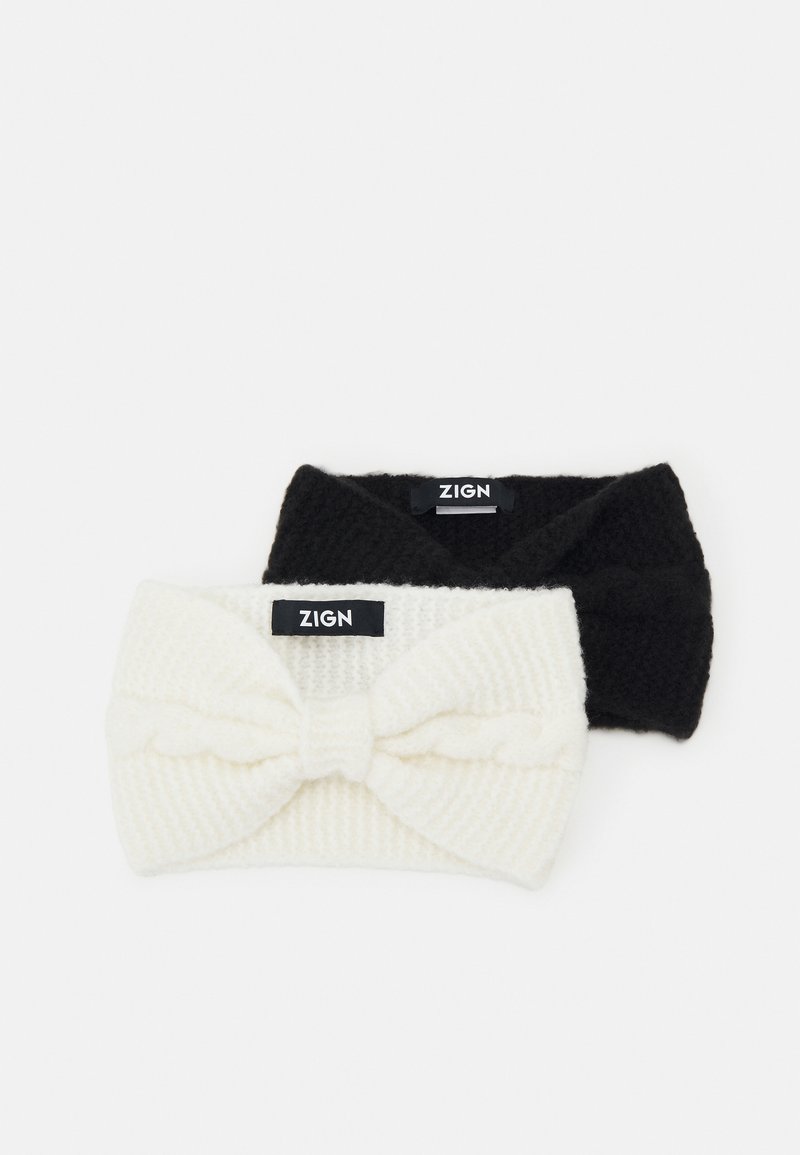 Zign 2 PACK - Kõrvasoojendajad - black/off-white