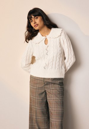 Next REGULAR FIT - CABLE  - Jumper - ecru