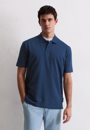 DFC SEERSUCKER REGULAR - Polo shirt - iris ink