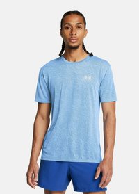 Under Armour LAUNCH CAMO - Camiseta deportiva - horizon blue