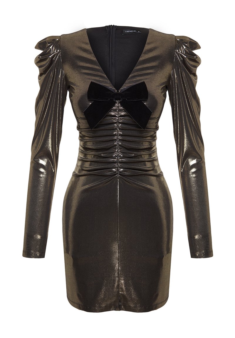 Trendyol Cocktailjurk groen gemêleerd