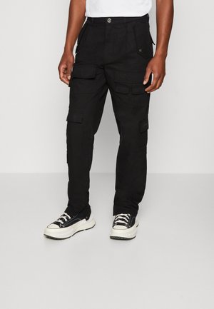 Sean John, SCRIPT LOGO MULITPOCKET - Cargobukser - black