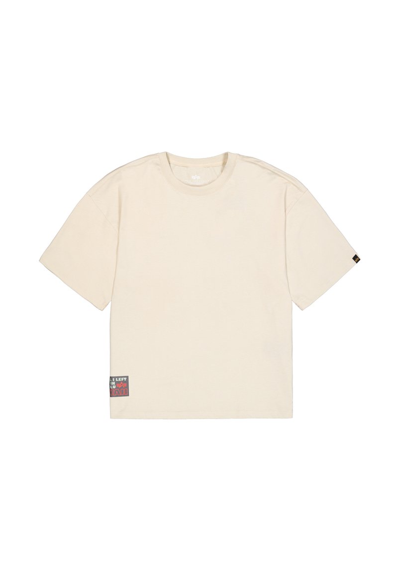 alpha industries T-shirt print crème