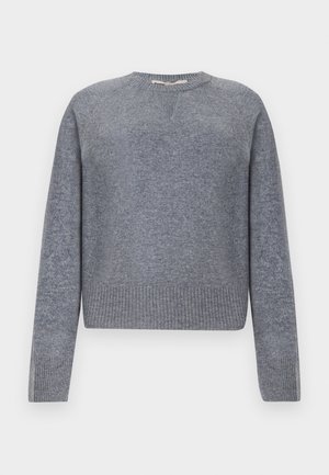 BAT SLEEVE CREW NECK - Džemperis - light grey melange