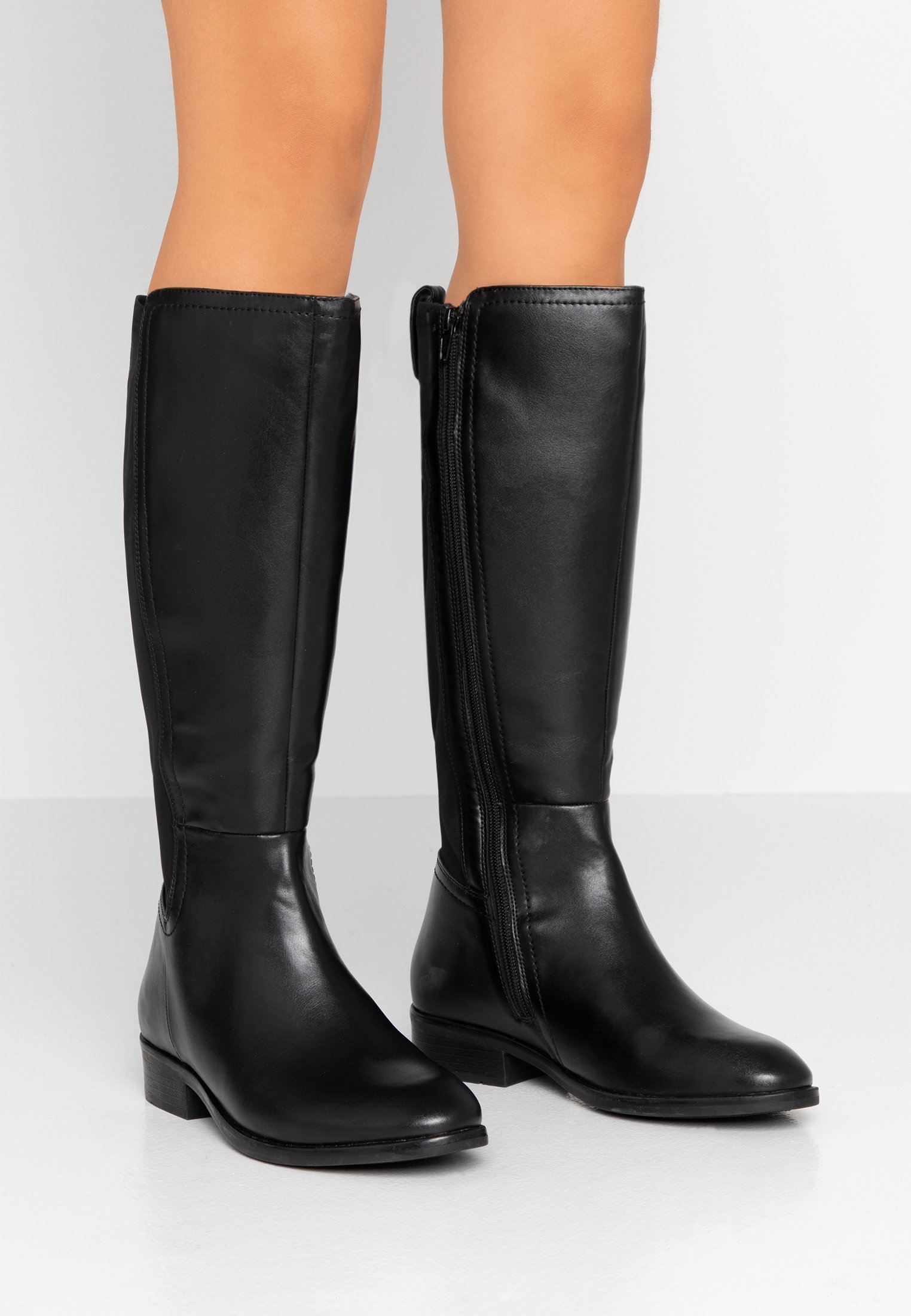 Simply Be WIDE FIT DIXIE STRETCH BACK KNEE HIGH BOOT Simply Be WIDE FIT DIXIE STRETCH BACK KNEE HIGH BOOT
