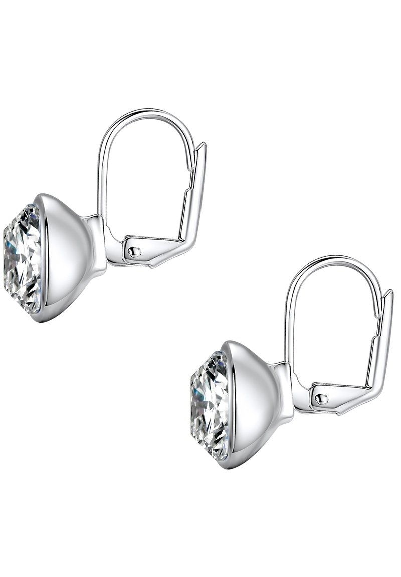 1 Paio Orecchini A Stelo S925 In Argento Sterling Con Zirconi