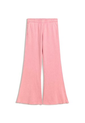 PLUSH FRAYED HEM FLARE  - Nohavice - light pink