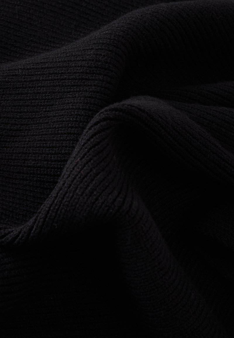 Pieces PCKOMMA RIB BIG TRIANGLE SCARF NOOS BC - Scarf - black - Zalando