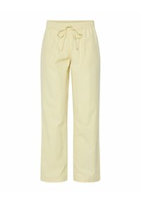 Pantalon classique - pale banana