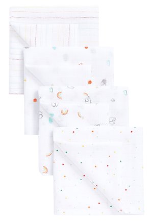 TWIN SET - Abito in Mussola di Cotone Avorio/Rosa – TRYME Shop