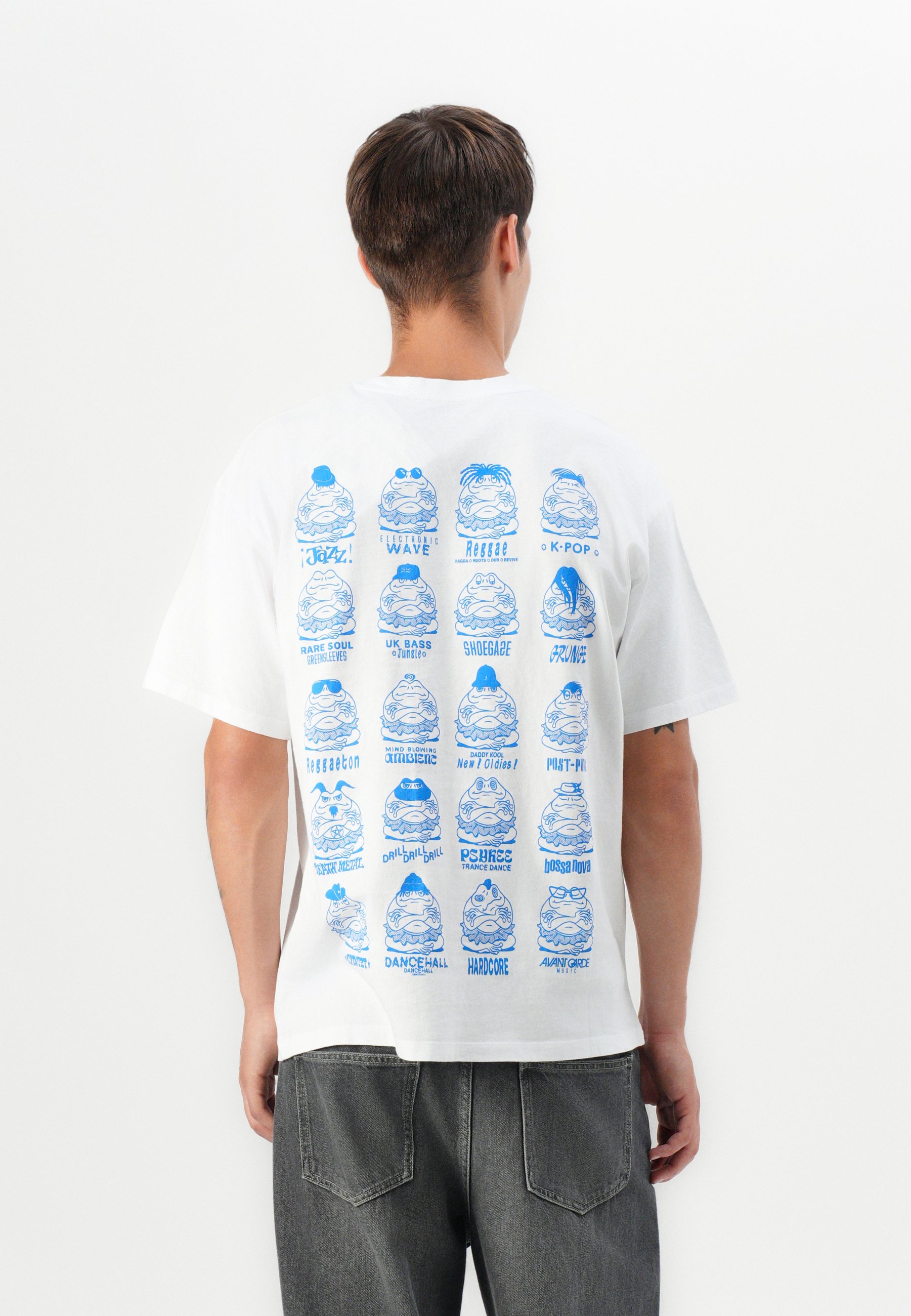 Edwin RAMEN PALACE UNISEX - Print T-shirt - white - Zalando