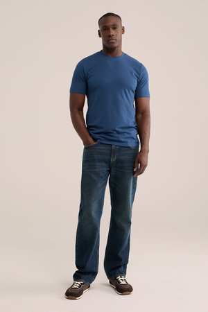 WE Fashion, T-Shirt basic - indigo