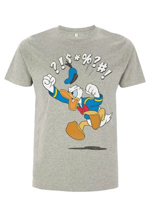 MICKEY CLASSIC DONALD JUMP UNISEX - Print T-shirt - melange grey