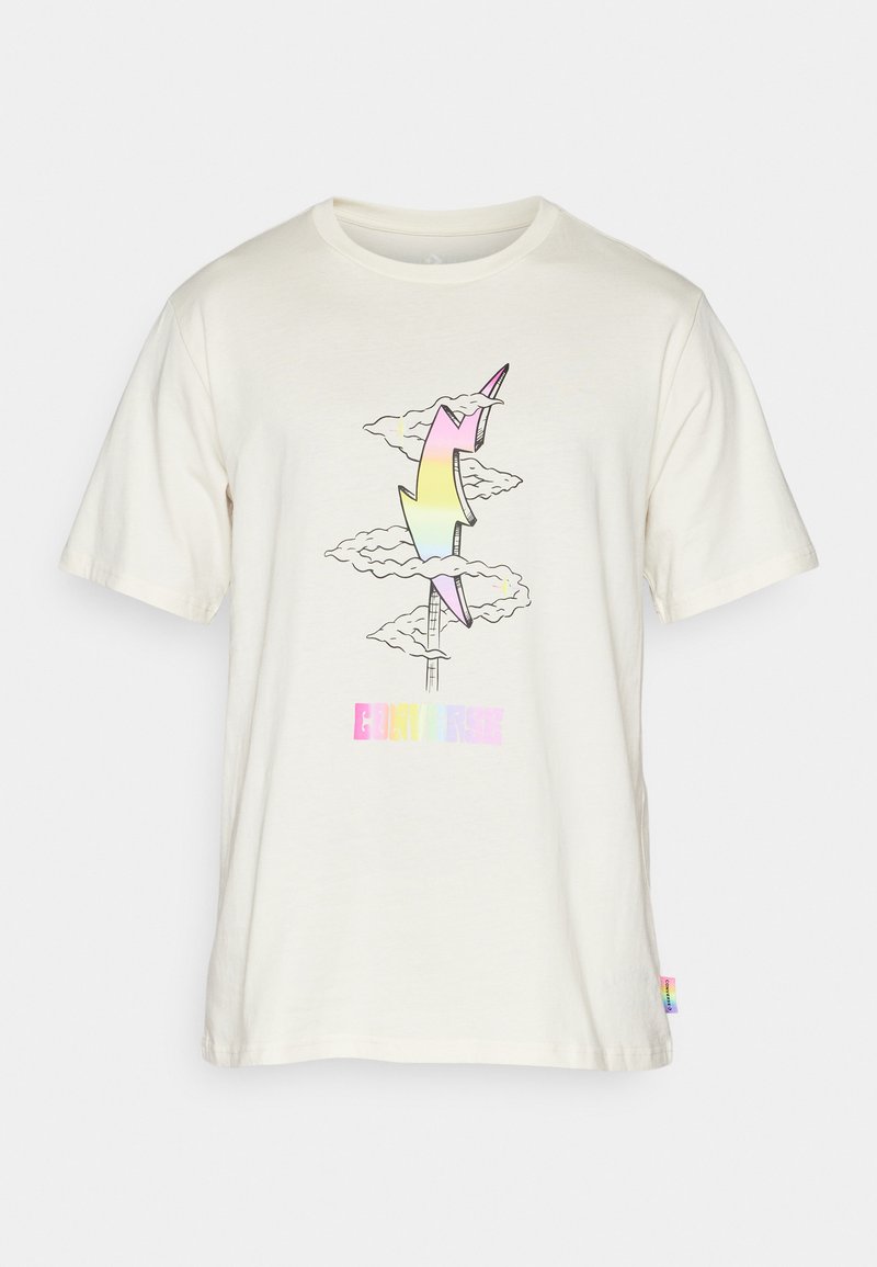 Converse T-shirt print crème