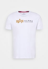 LABEL - T-shirt med print - white