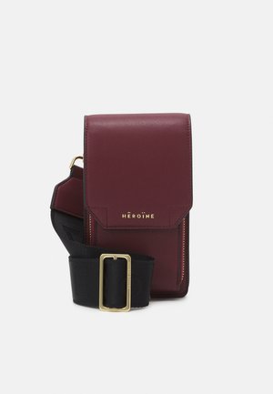 KAIA PHONE BAG - Across body bag - dark red