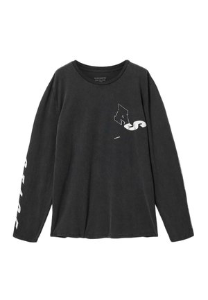 AllSaints, UPSTAGED LS CREW . - Long sleeved top - washed black