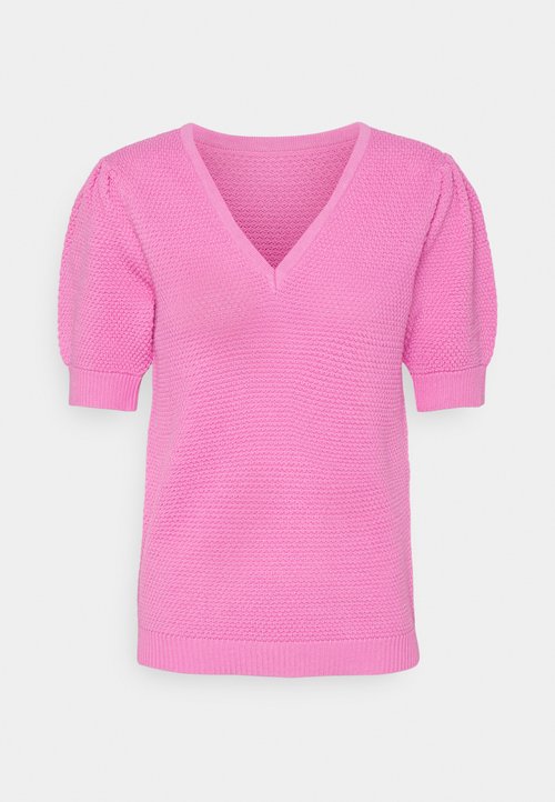 Rosalia Puff Sleeve Tee T Shirt Warm Sand Melange