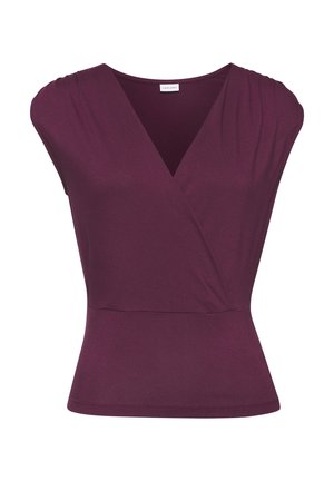 Blouse - aubergine burgunder
