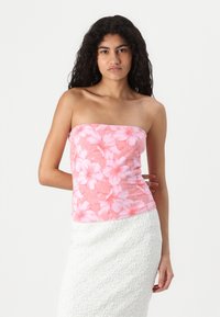 Hollister Co. BARE FOLDOVER REVERSIBILE TUBE - Débardeur - pink